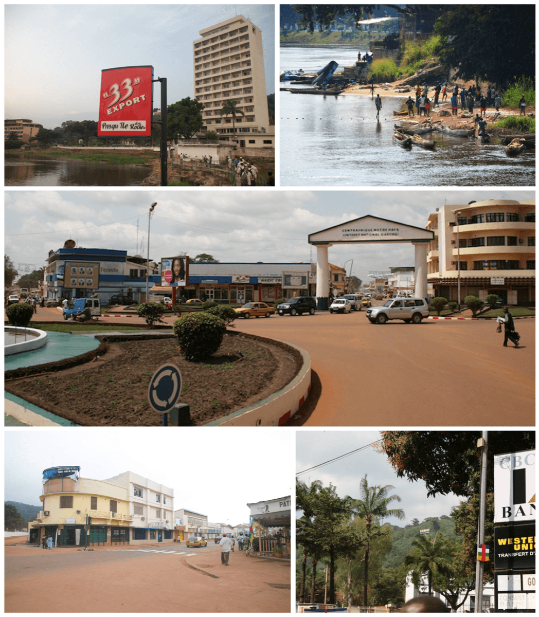 Bangui, la capitale di Central African Republic