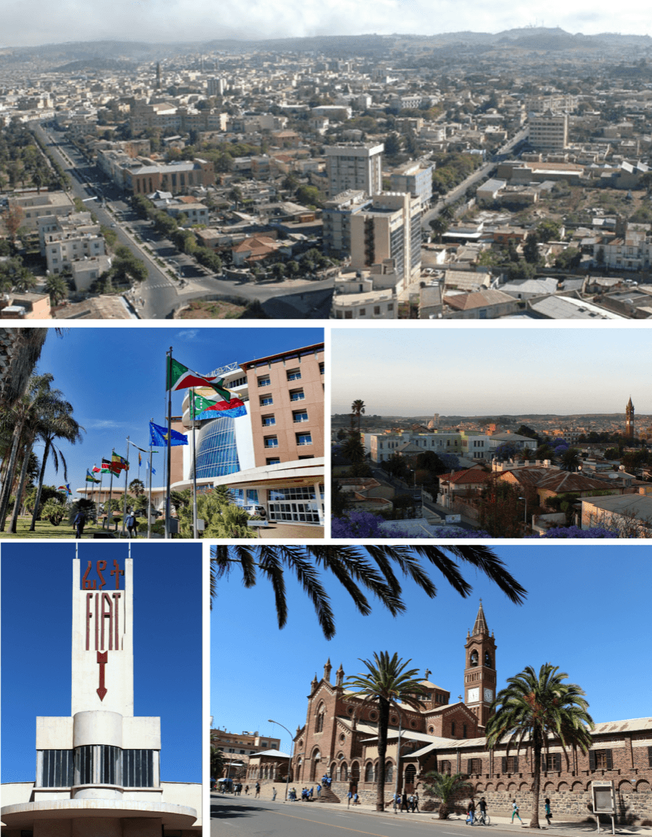Asmara, la capitale de Eritrea