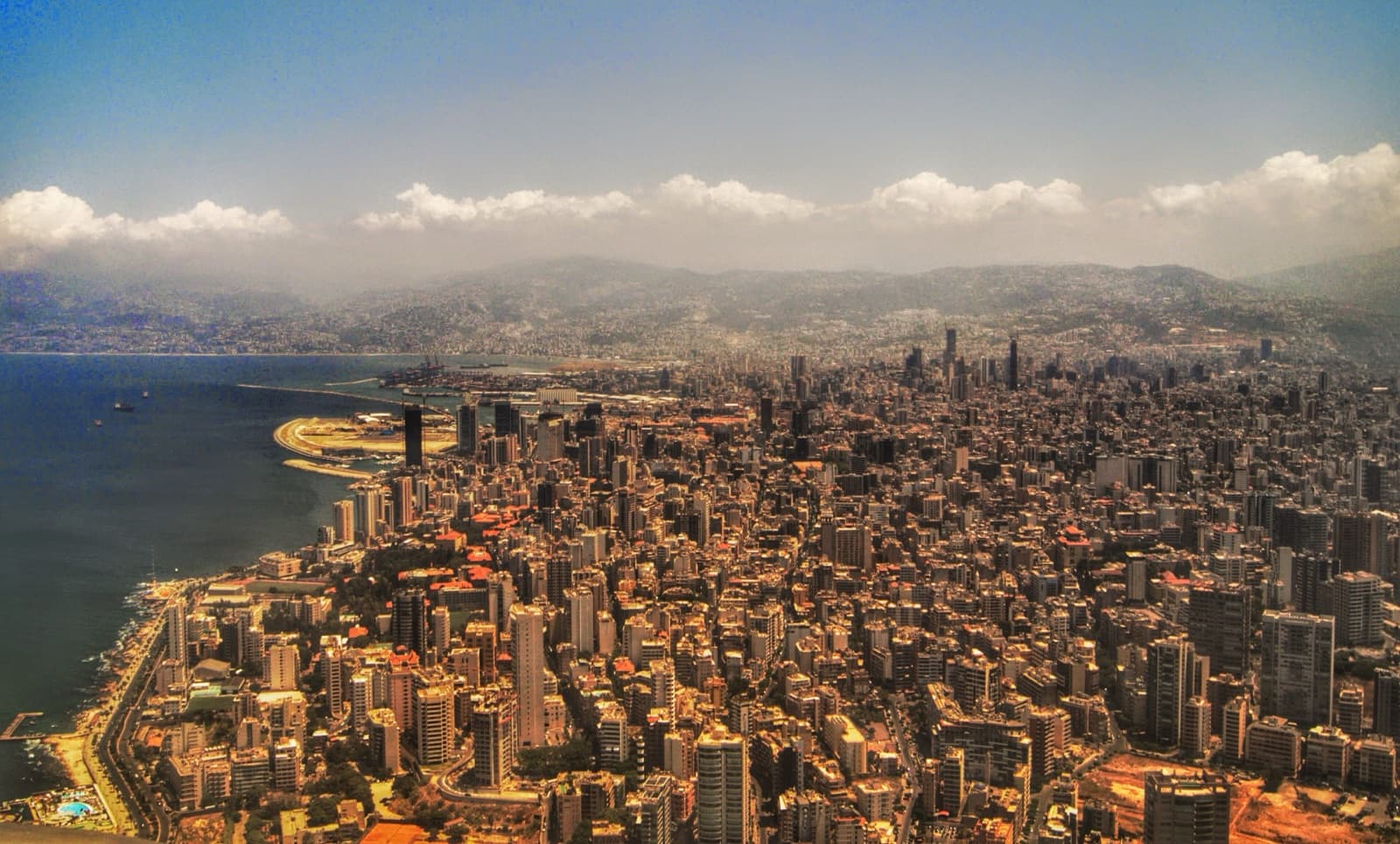 Beirut, hovedstaden i Lebanon