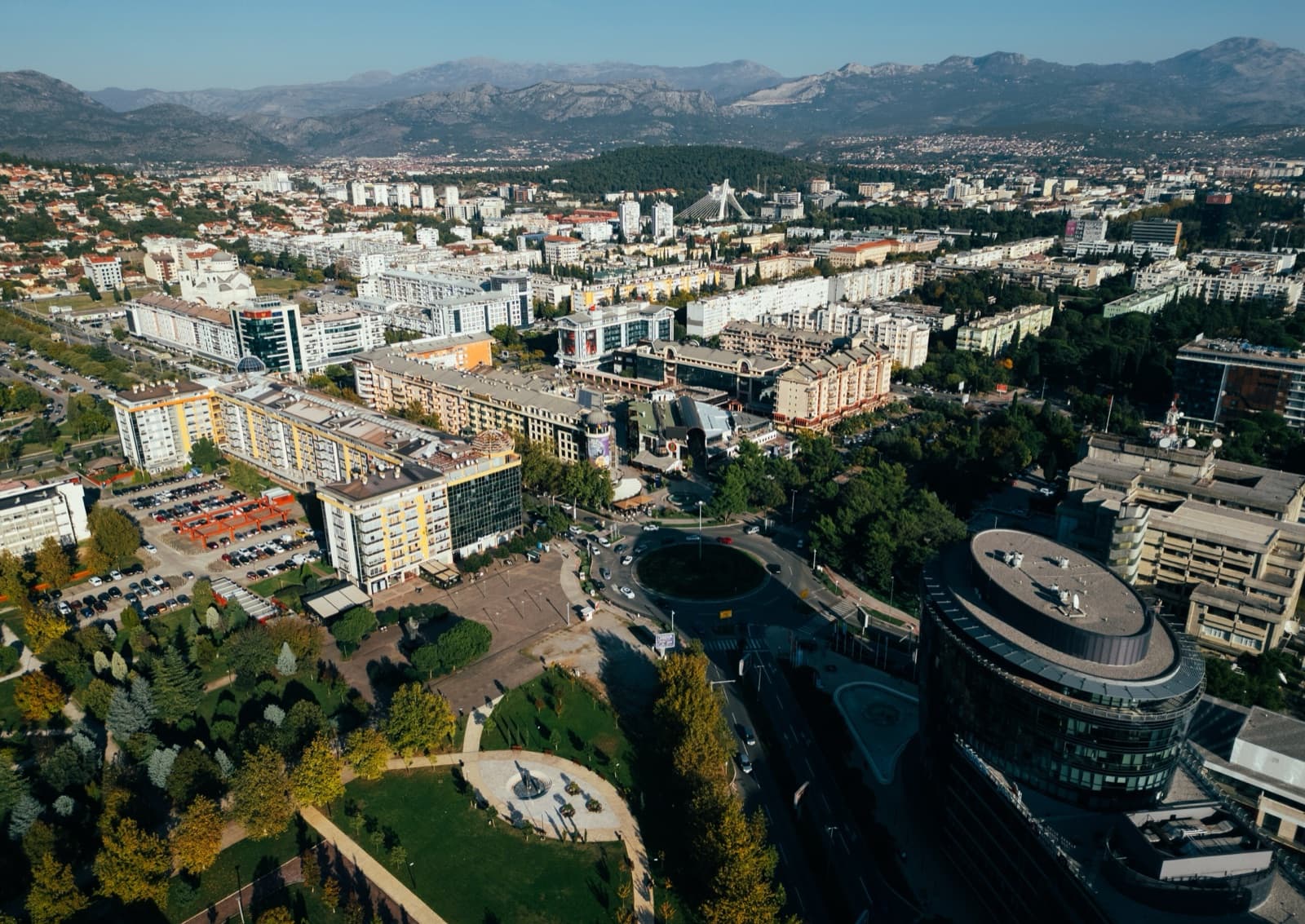 Podgorica, the capital of Montenegro