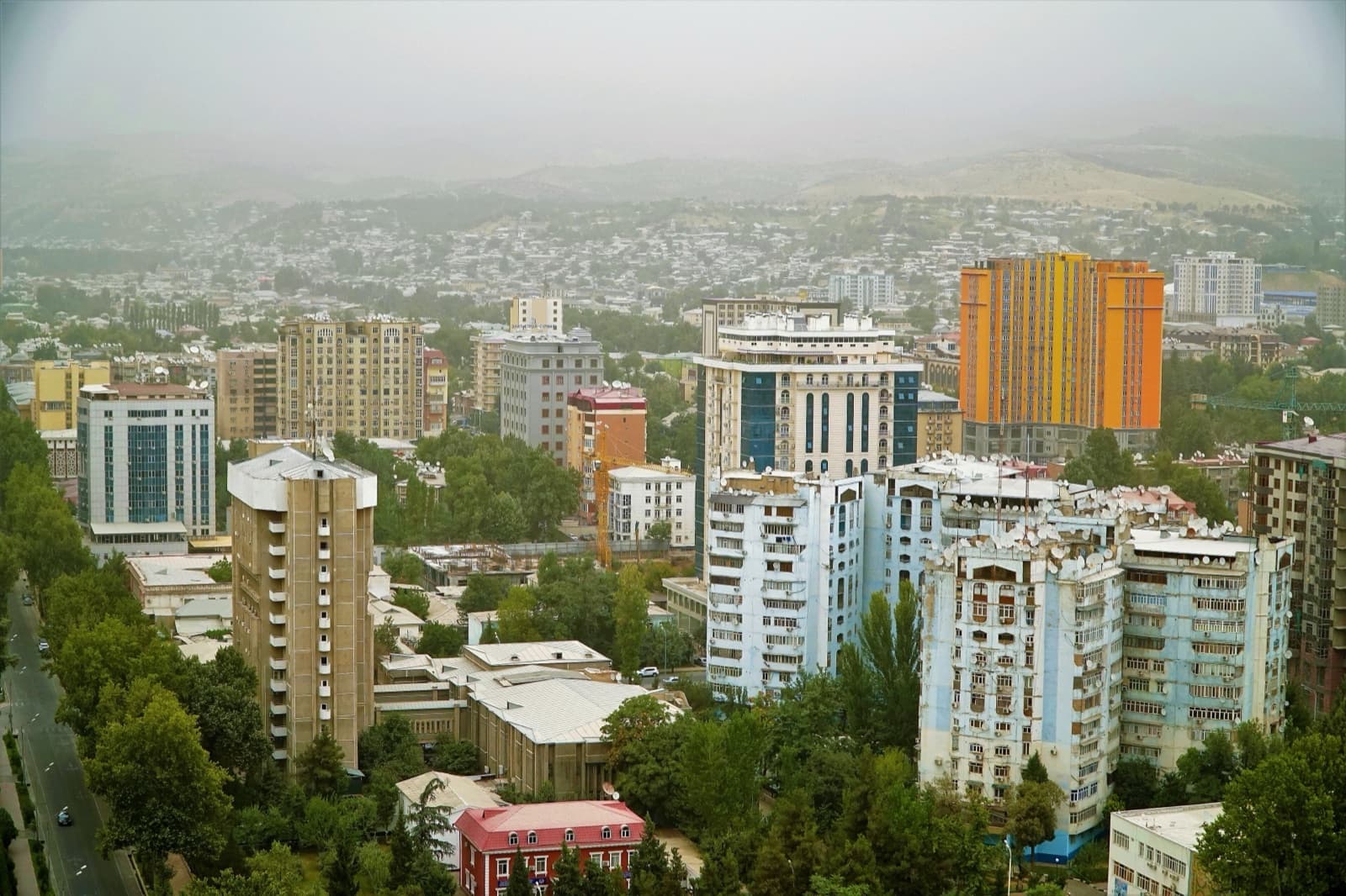 Dushanbe, die Hauptstadt von Tajikistan