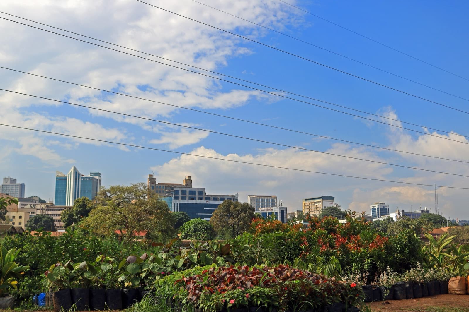 Kampala, hlavní město země Uganda