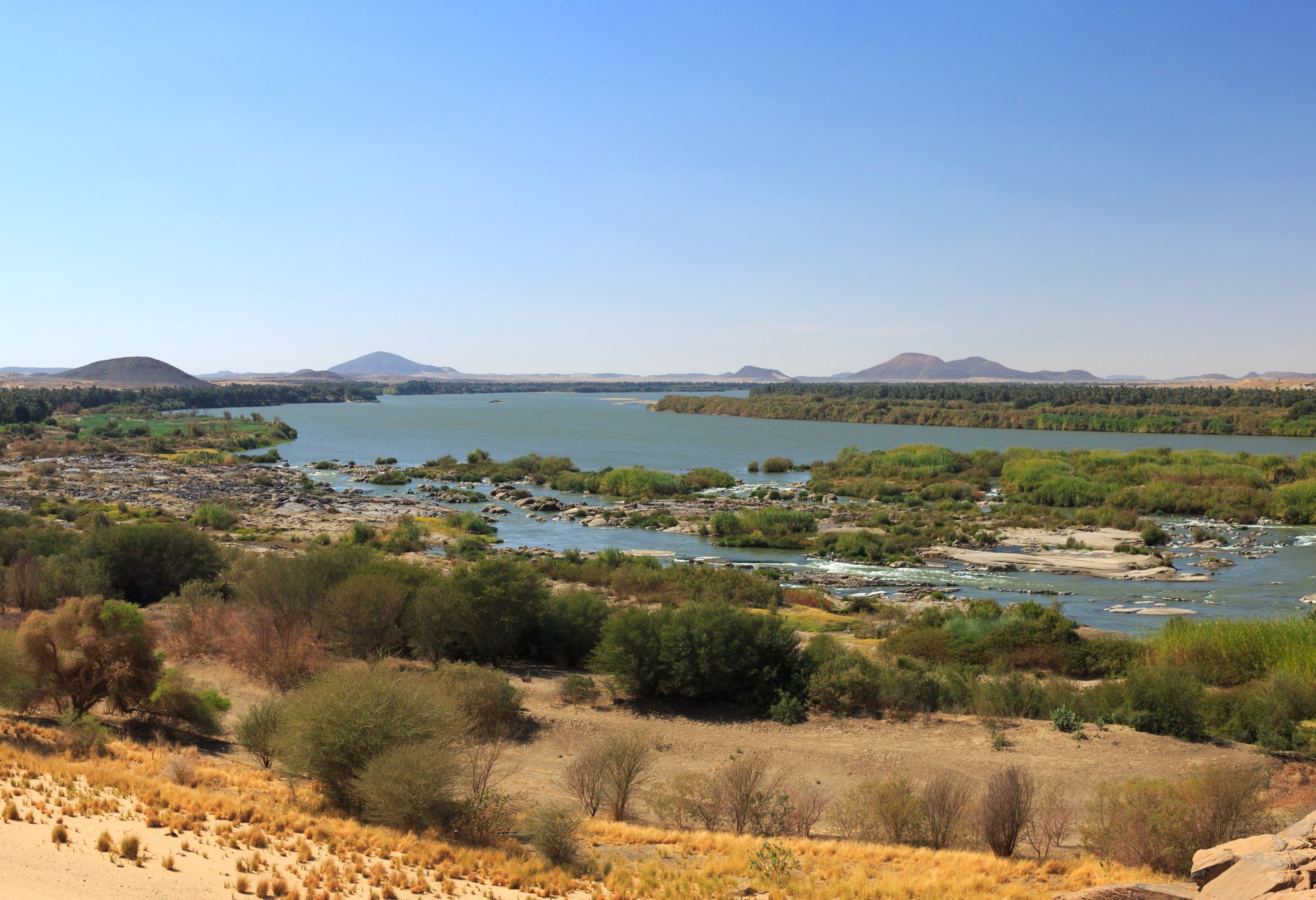 A pyramid monument surrounded by green hills at Rutovu marking the source of the Nile