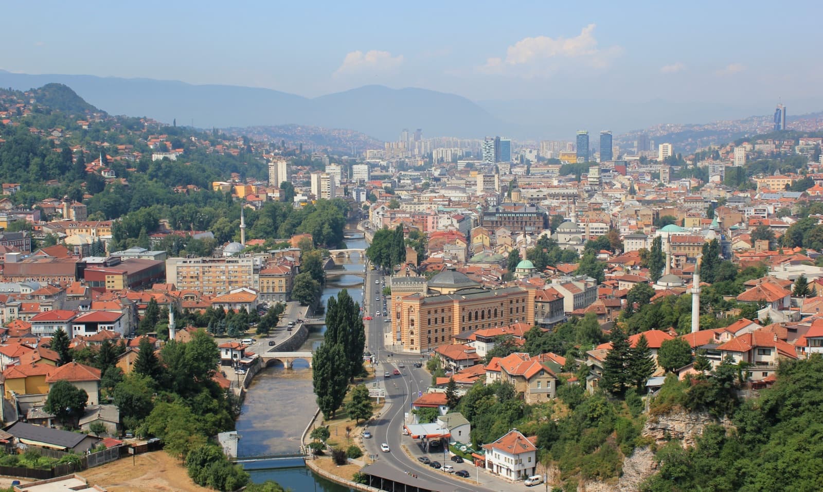 Sarajevo, the capital of Bosnia and Herzegovina