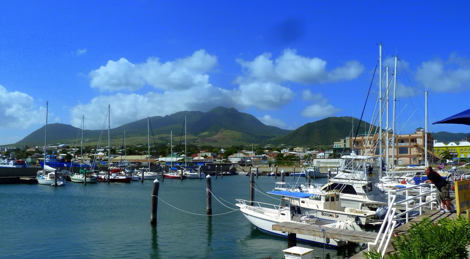 Basseterre, the capital of Saint Kitts and Nevis